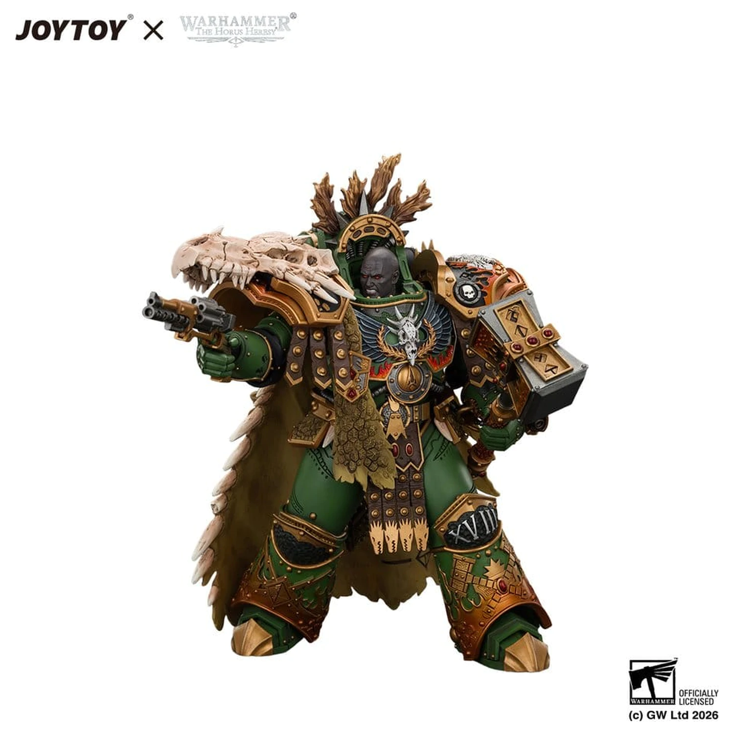 Warhammer figurica Salamanders Vulkan, Primarh XVIII. legije 21 cm fotografija izdelka