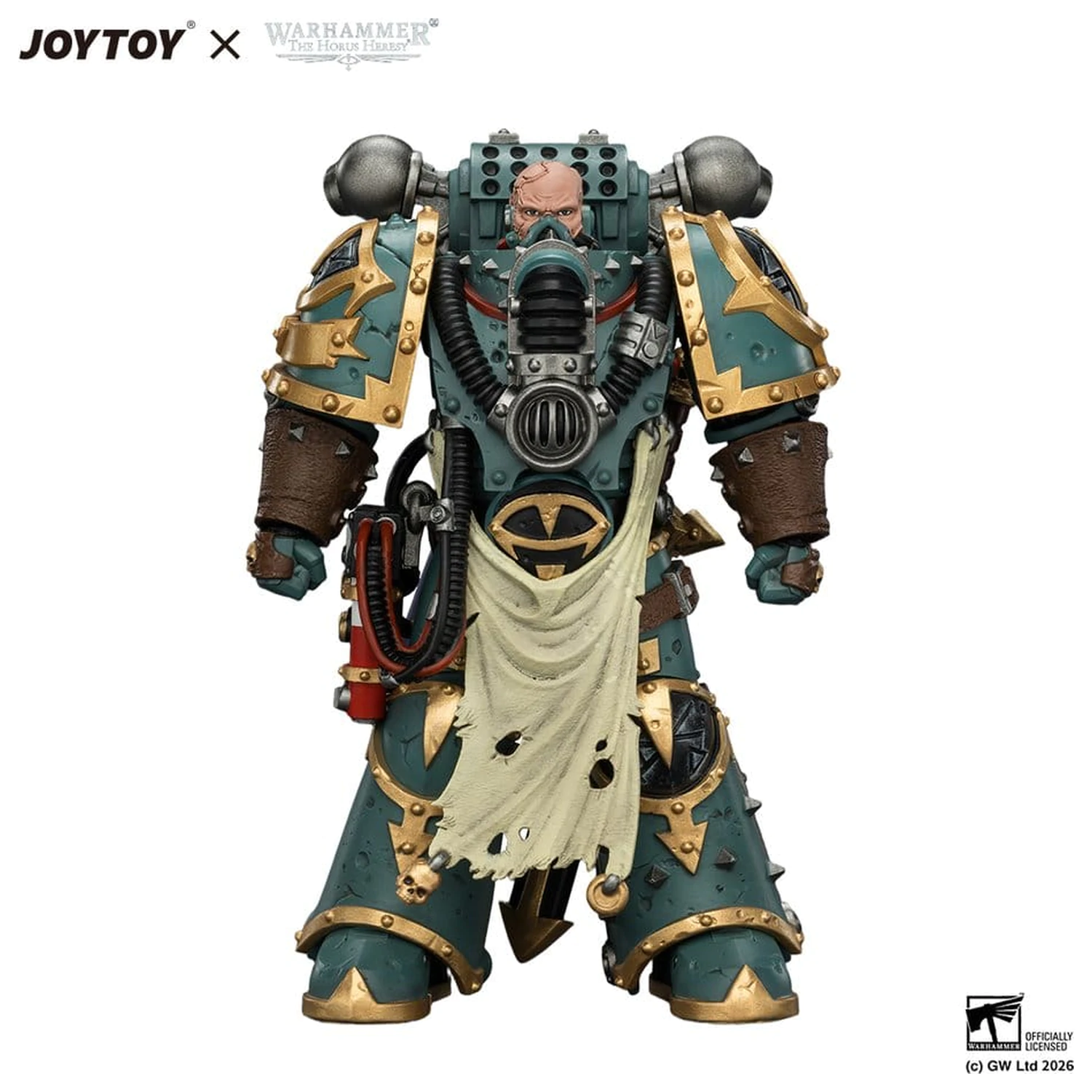 Warhammer akcijska figura Sons of Horus Maloghurst the Twisted, the Warmaster's Equerry 13 cm fotografija izdelka