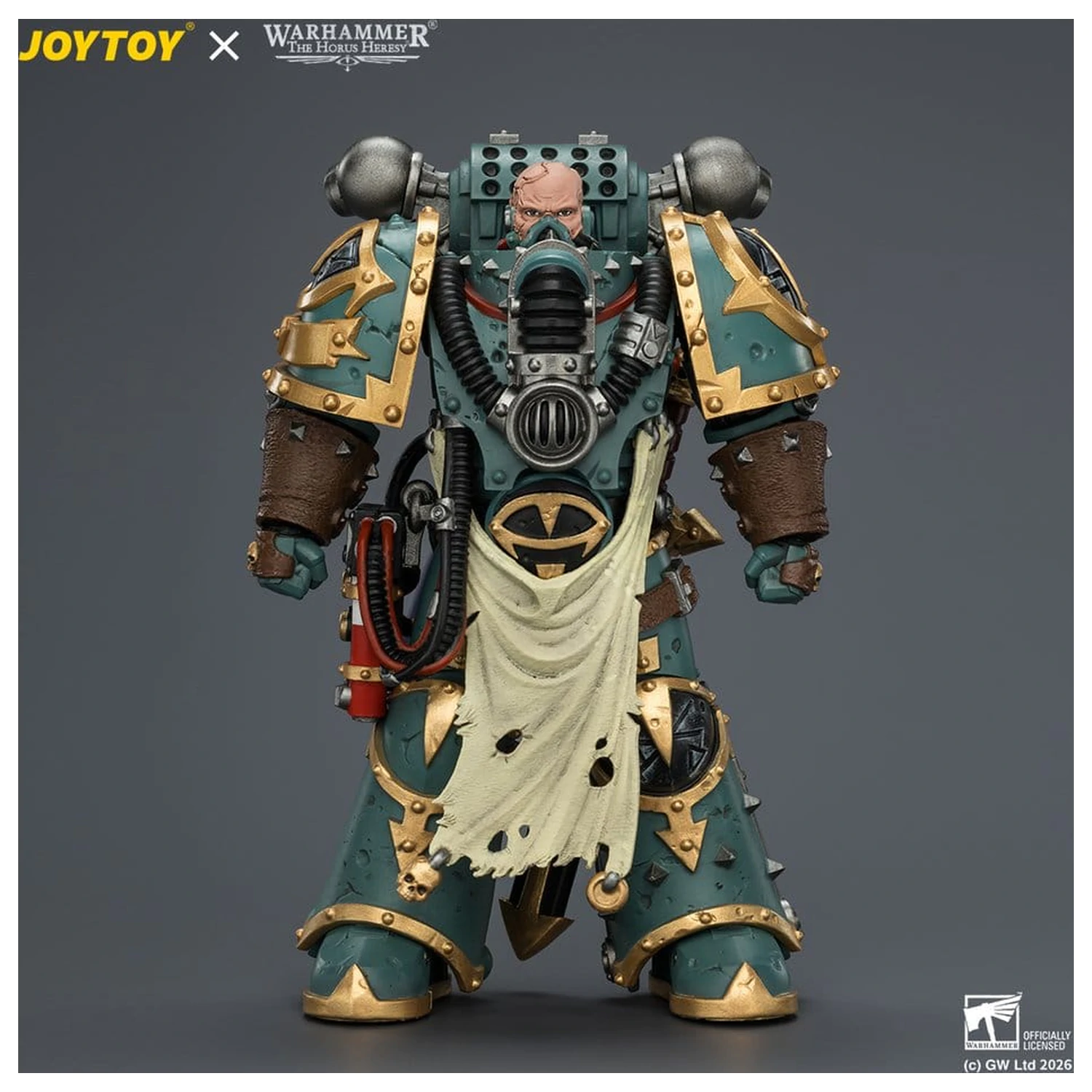 Warhammer akcijska figura Sons of Horus Maloghurst the Twisted, the Warmaster's Equerry 13 cm fotografija izdelka