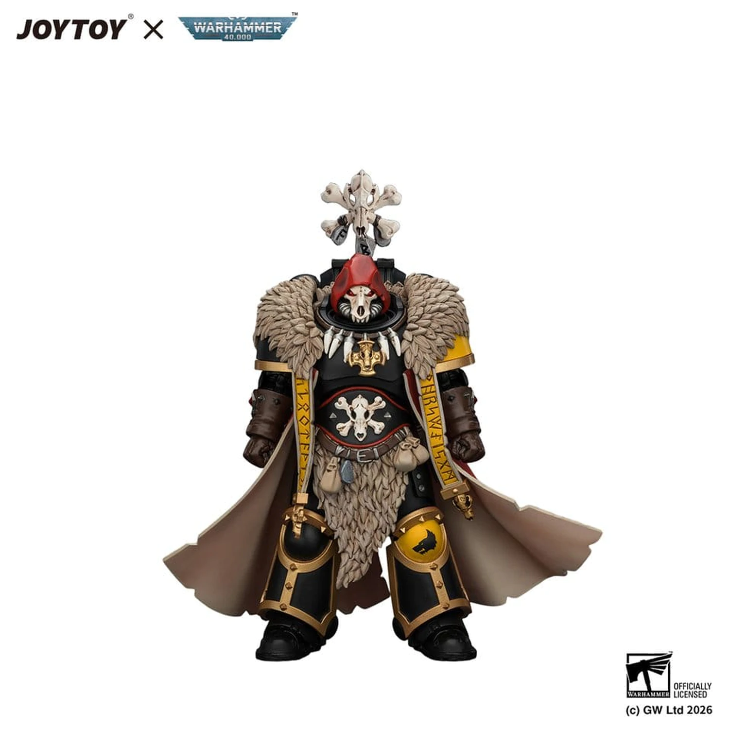 Warhammer Akcijska figura Space Wolves Wolf Priest 12 cm fotografija izdelka