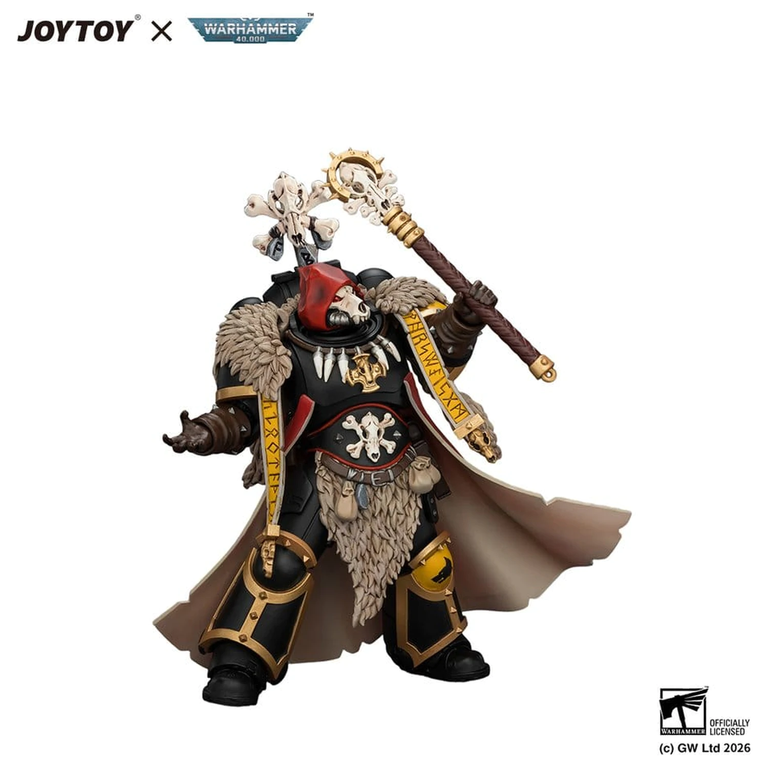 Warhammer Akcijska figura Space Wolves Wolf Priest 12 cm fotografija izdelka