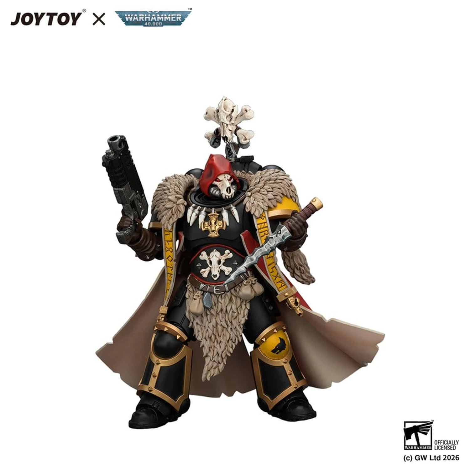 Warhammer Akcijska figura Space Wolves Wolf Priest 12 cm fotografija izdelka