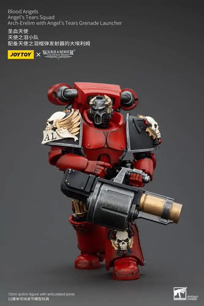 Warhammer The Horus Heresy Akcijska figura 1/18 Blood Angels Angel's Tears Squad Arch-Erelim z Angel's Tears Izstreljevalnikom Granat 12 cm fotografija izdelka