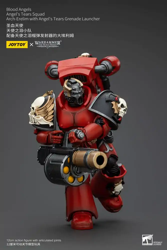 Warhammer The Horus Heresy Akcijska figura 1/18 Blood Angels Angel's Tears Squad Arch-Erelim z Angel's Tears Izstreljevalnikom Granat 12 cm fotografija izdelka