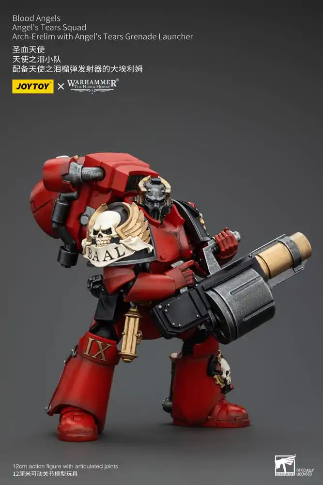 Warhammer The Horus Heresy Akcijska figura 1/18 Blood Angels Angel's Tears Squad Arch-Erelim z Angel's Tears Izstreljevalnikom Granat 12 cm fotografija izdelka