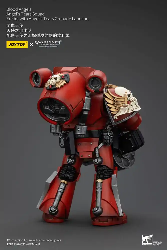 Warhammer The Horus Heresy akcijska figura 1/18 Blood Angels Angel's Tears Squad Erelim z Angel's Tears metalcem granat 12 cm fotografija izdelka