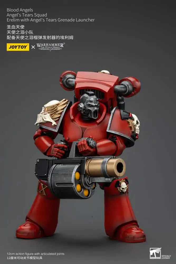 Warhammer The Horus Heresy akcijska figura 1/18 Blood Angels Angel's Tears Squad Erelim z Angel's Tears metalcem granat 12 cm fotografija izdelka