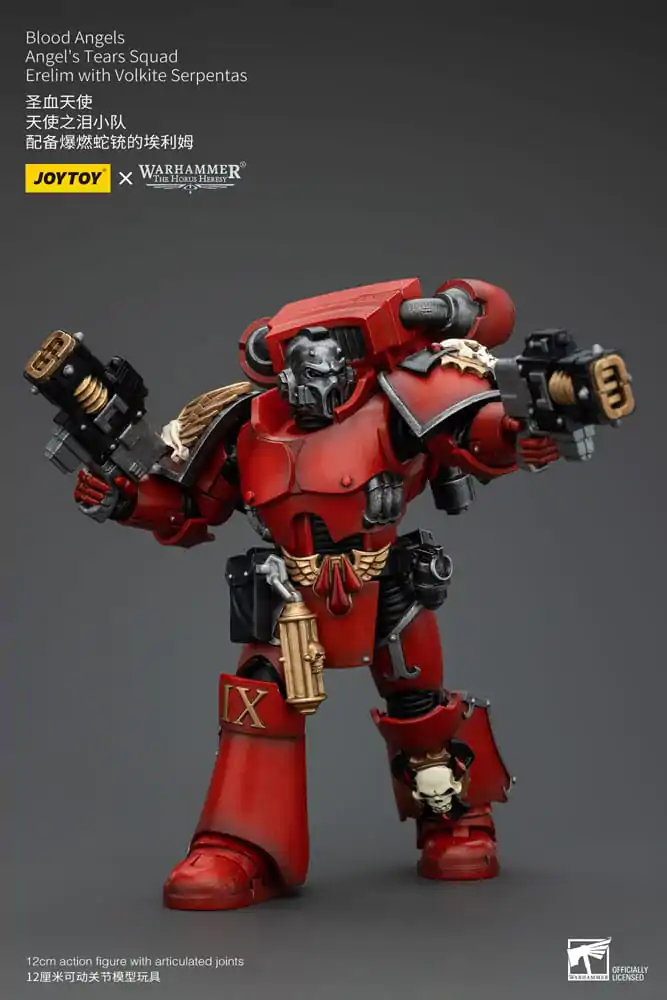 Warhammer The Horus Heresy Akcijska Figura 1/18 Blood Angels Angel's Tears Squad Erelim z Volkite Serpentas 12 cm fotografija izdelka