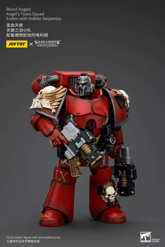 Warhammer The Horus Heresy Akcijska Figura 1/18 Blood Angels Angel's Tears Squad Erelim z Volkite Serpentas 12 cm fotografija izdelka