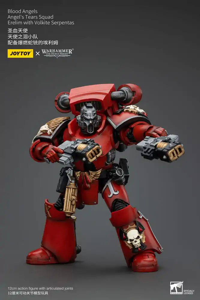 Warhammer The Horus Heresy Akcijska Figura 1/18 Blood Angels Angel's Tears Squad Erelim z Volkite Serpentas 12 cm fotografija izdelka