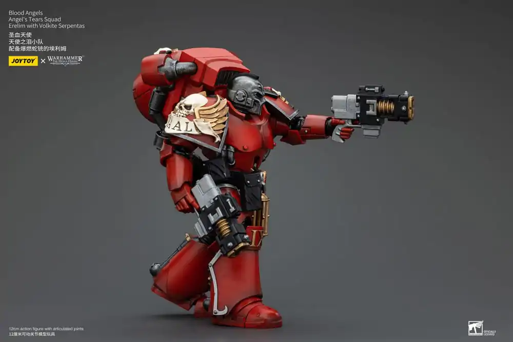 Warhammer The Horus Heresy Akcijska Figura 1/18 Blood Angels Angel's Tears Squad Erelim z Volkite Serpentas 12 cm fotografija izdelka