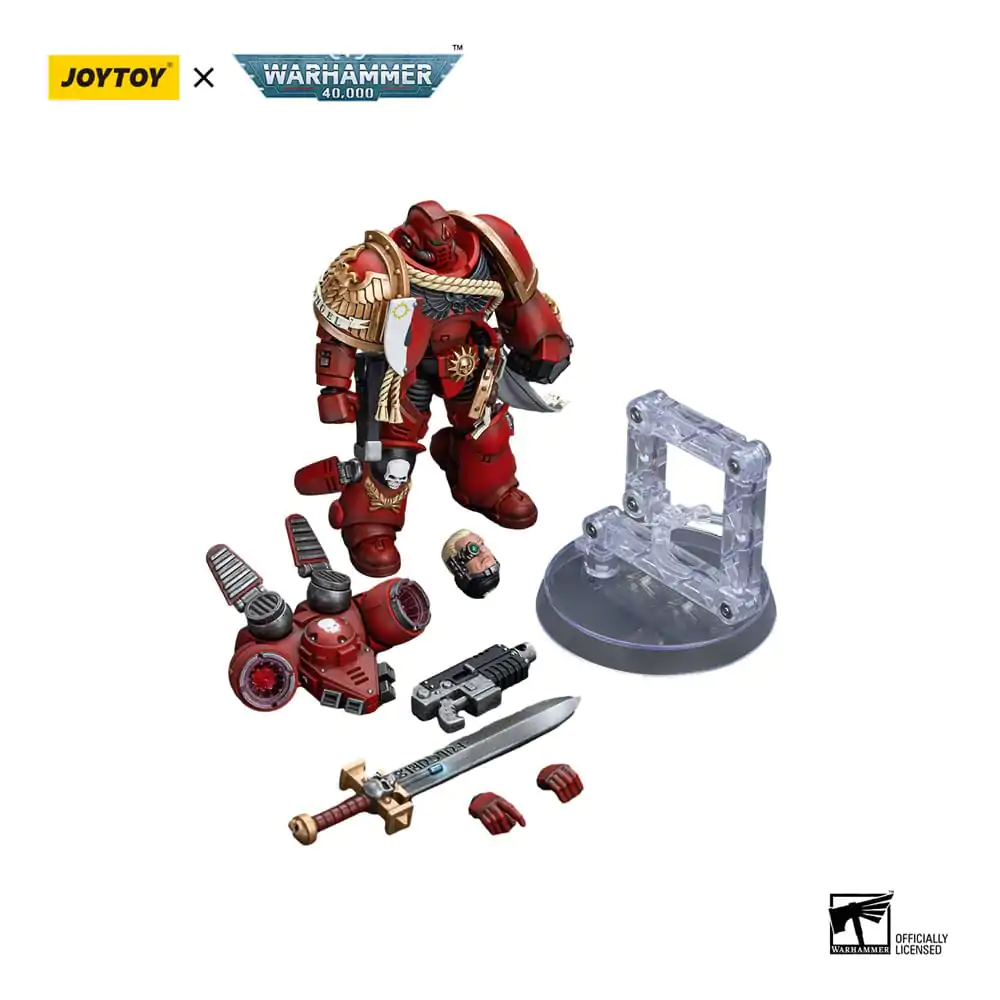 Warhammer The Horus Heresy Akcijska figura 1/18 Blood Angels Captain s skakalnim nahrbtnikom 12 cm fotografija izdelka