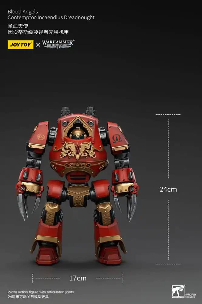 Warhammer The Horus Heresy akcijska figura 1/18 Blood Angels Contemptor-Incaendius Dreadnought 24 cm fotografija izdelka