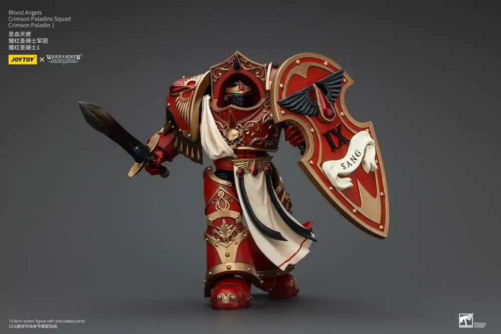 Warhammer The Horus Heresy Akcijska figura 1/18 Blood Angels Crimson Paladins Squad Crimson Paladin 1 14 cm fotografija izdelka