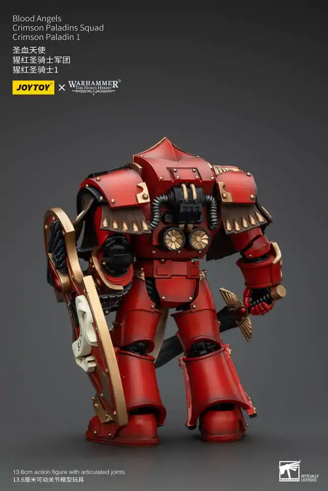 Warhammer The Horus Heresy Akcijska figura 1/18 Blood Angels Crimson Paladins Squad Crimson Paladin 1 14 cm fotografija izdelka