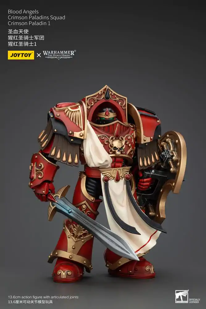 Warhammer The Horus Heresy Akcijska figura 1/18 Blood Angels Crimson Paladins Squad Crimson Paladin 1 14 cm fotografija izdelka