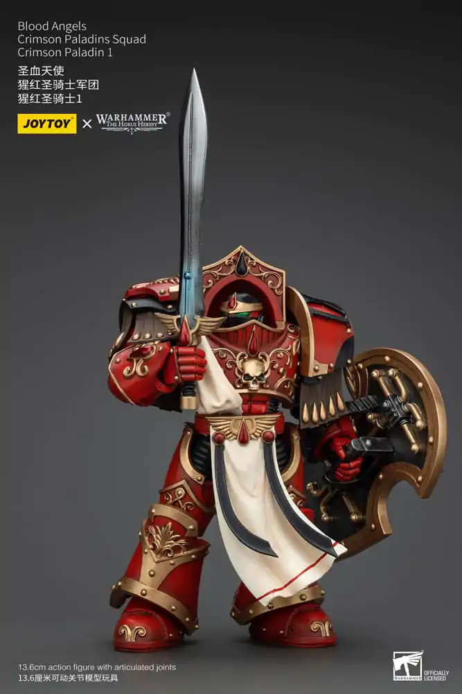 Warhammer The Horus Heresy Akcijska figura 1/18 Blood Angels Crimson Paladins Squad Crimson Paladin 1 14 cm fotografija izdelka