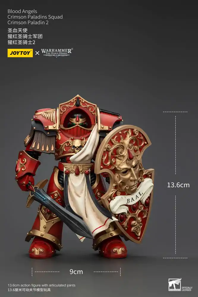 Warhammer The Horus Heresy Akcijska Figura 1/18 Blood Angels Crimson Paladins Squad Crimson Paladin 2 14 cm fotografija izdelka