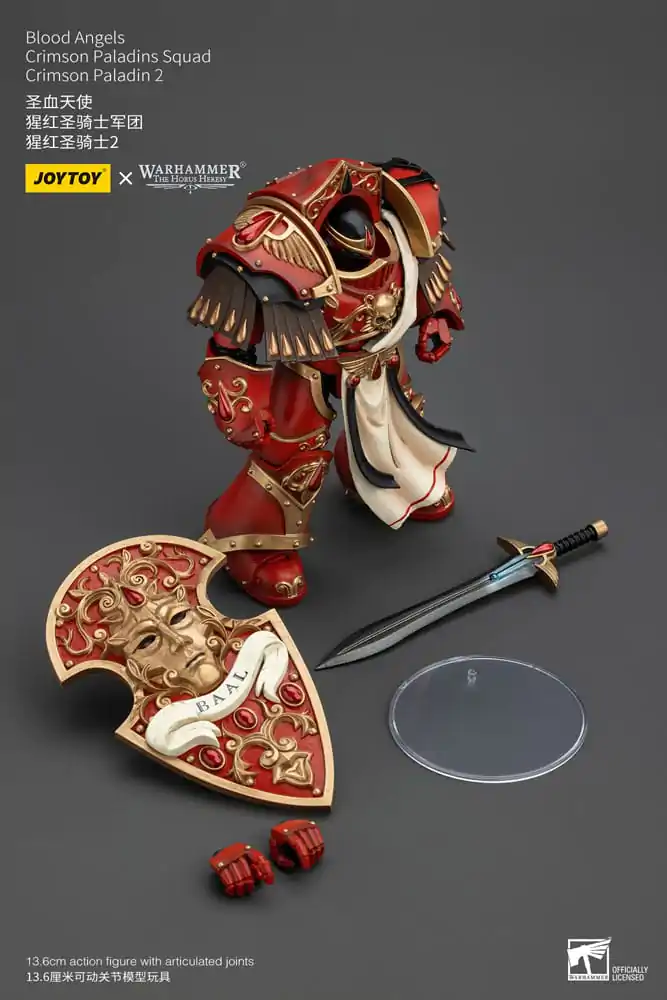 Warhammer The Horus Heresy Akcijska Figura 1/18 Blood Angels Crimson Paladins Squad Crimson Paladin 2 14 cm fotografija izdelka