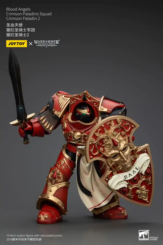 Warhammer The Horus Heresy Akcijska Figura 1/18 Blood Angels Crimson Paladins Squad Crimson Paladin 2 14 cm fotografija izdelka