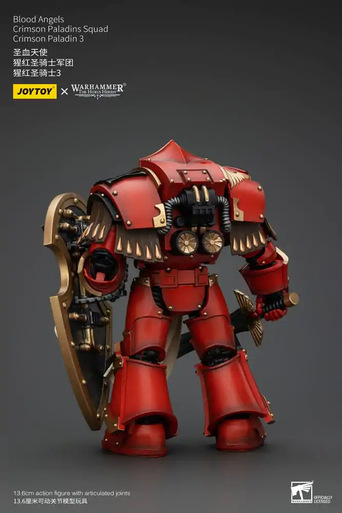 Warhammer The Horus Heresy Akcijska figura 1/18 Blood Angels Crimson Paladins Enota Crimson Paladin 3 14 cm fotografija izdelka