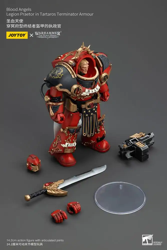 Warhammer The Horus Heresy Akcijska Figura 1/18 Blood Angels Legion Praetor in Tartaros Terminator Oklepu 14 cm fotografija izdelka