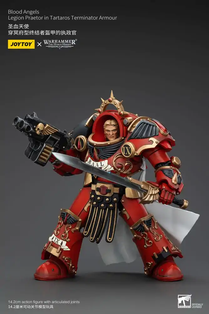 Warhammer The Horus Heresy Akcijska Figura 1/18 Blood Angels Legion Praetor in Tartaros Terminator Oklepu 14 cm fotografija izdelka