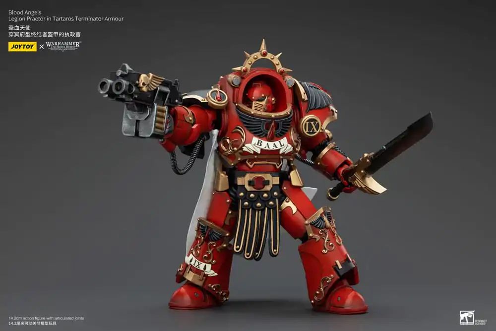 Warhammer The Horus Heresy Akcijska Figura 1/18 Blood Angels Legion Praetor in Tartaros Terminator Oklepu 14 cm fotografija izdelka