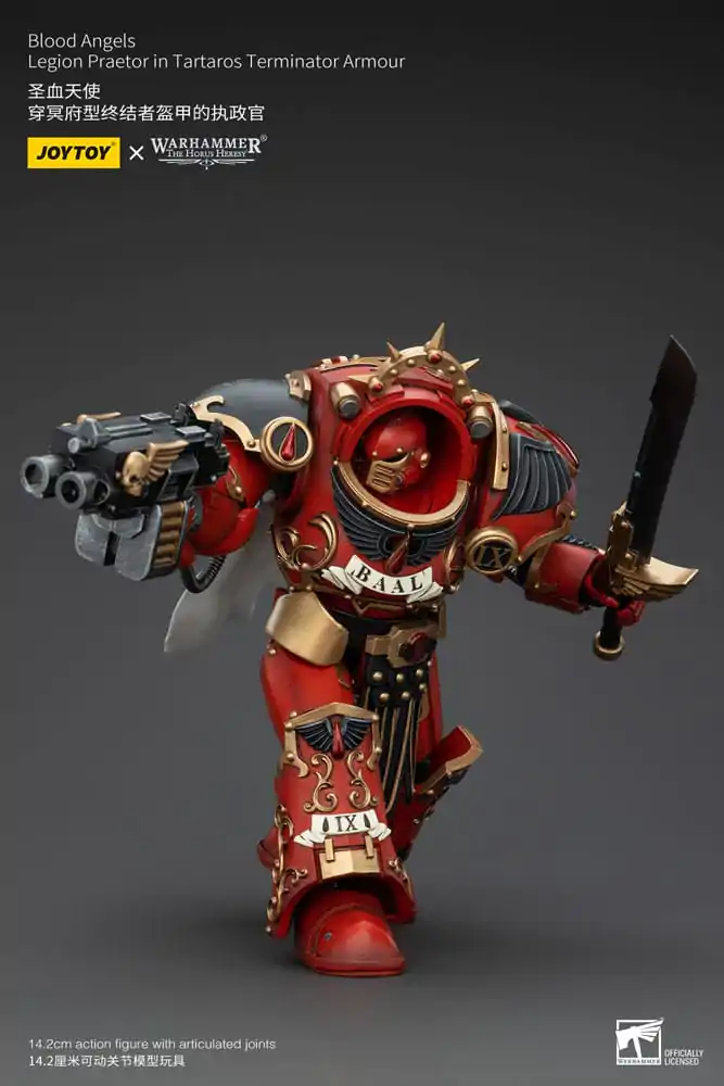 Warhammer The Horus Heresy Akcijska Figura 1/18 Blood Angels Legion Praetor in Tartaros Terminator Oklepu 14 cm fotografija izdelka