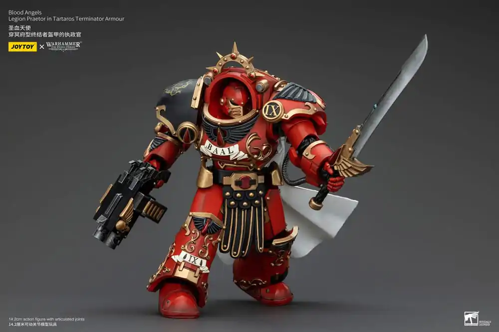 Warhammer The Horus Heresy Akcijska Figura 1/18 Blood Angels Legion Praetor in Tartaros Terminator Oklepu 14 cm fotografija izdelka