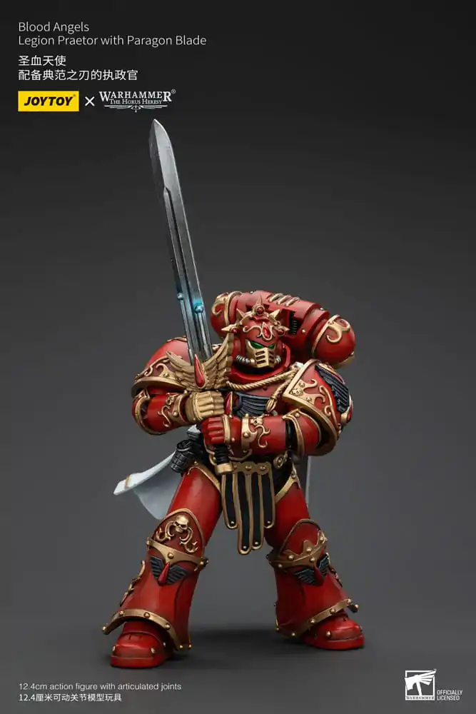 Warhammer The Horus Heresy akcijska figura 1/18 Blood Angels Legion Praetor z Paragon Blade 13 cm fotografija izdelka