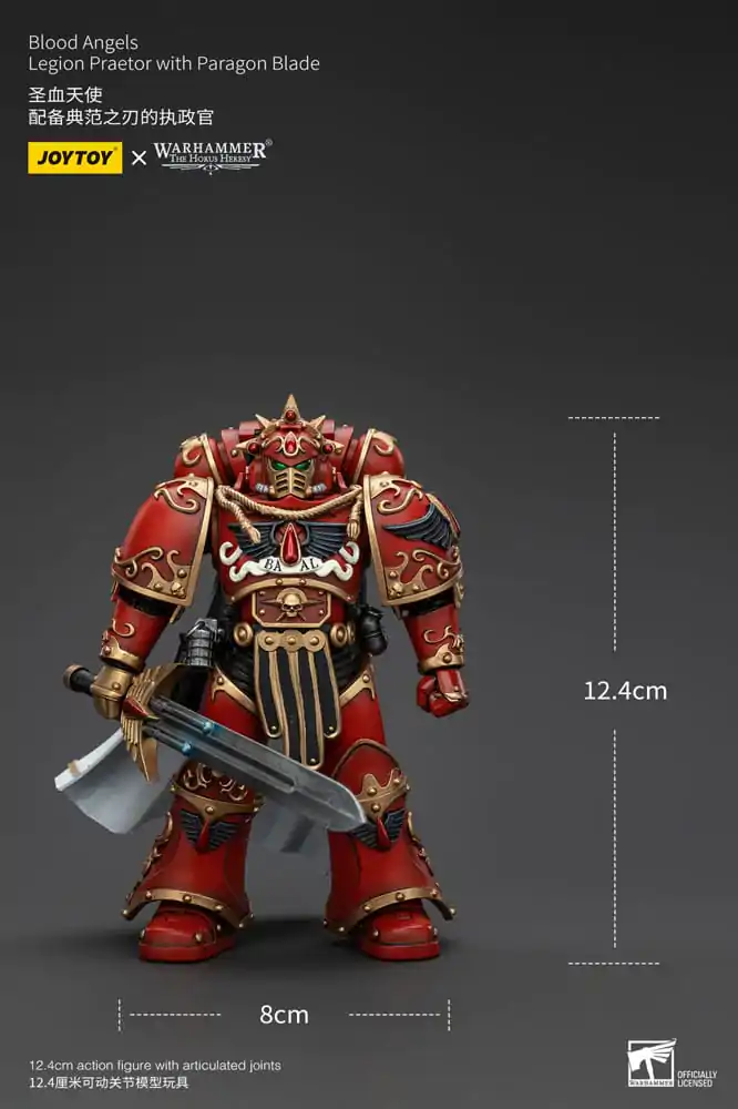 Warhammer The Horus Heresy akcijska figura 1/18 Blood Angels Legion Praetor z Paragon Blade 13 cm fotografija izdelka