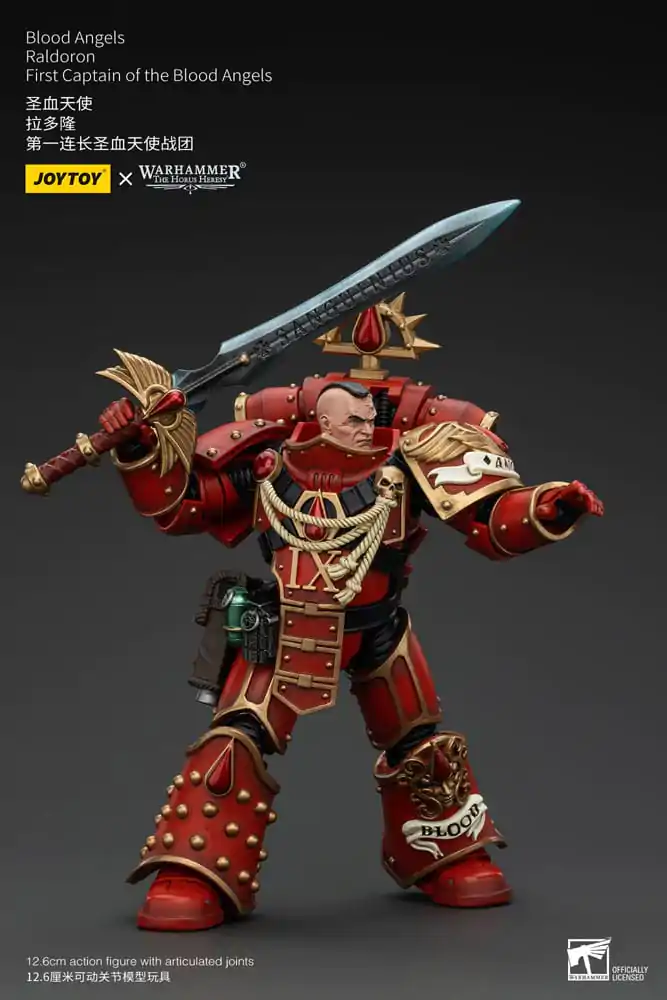 Warhammer The Horus Heresy Akcijska figura 1/18 Blood Angels Raldoron First Captain of the Blood Angels 13 cm fotografija izdelka