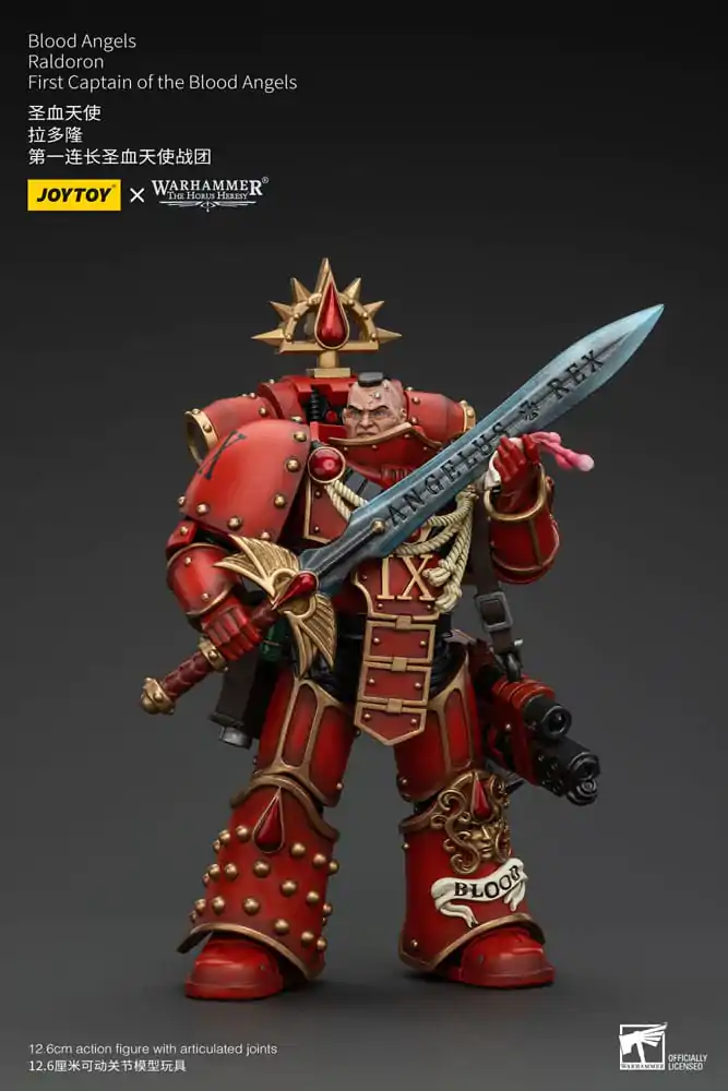 Warhammer The Horus Heresy Akcijska figura 1/18 Blood Angels Raldoron First Captain of the Blood Angels 13 cm fotografija izdelka