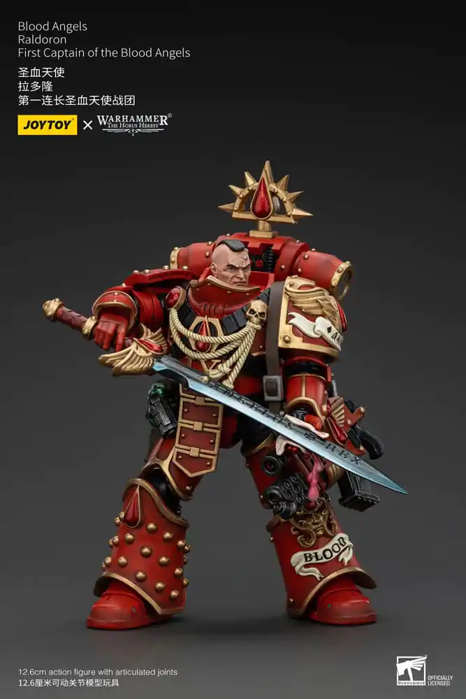 Warhammer The Horus Heresy Akcijska figura 1/18 Blood Angels Raldoron First Captain of the Blood Angels 13 cm fotografija izdelka