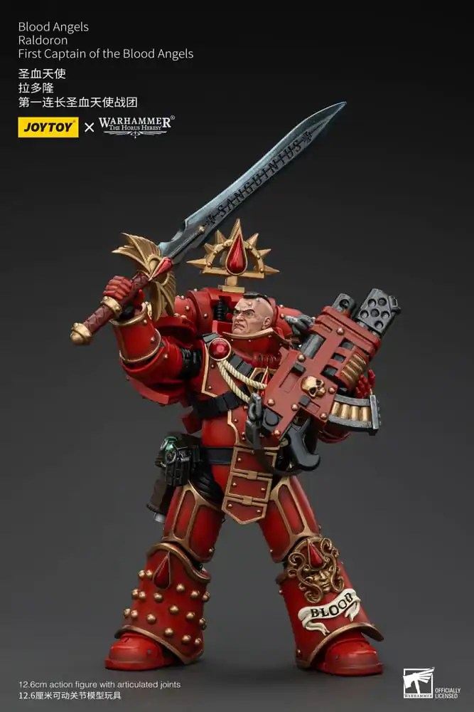 Warhammer The Horus Heresy Akcijska figura 1/18 Blood Angels Raldoron First Captain of the Blood Angels 13 cm fotografija izdelka