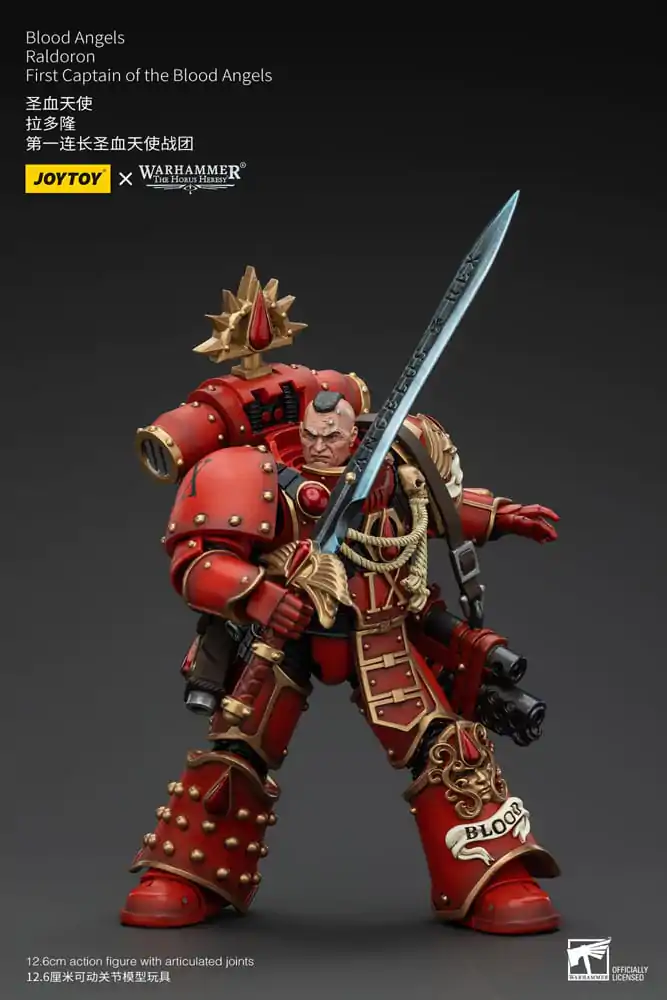 Warhammer The Horus Heresy Akcijska figura 1/18 Blood Angels Raldoron First Captain of the Blood Angels 13 cm fotografija izdelka