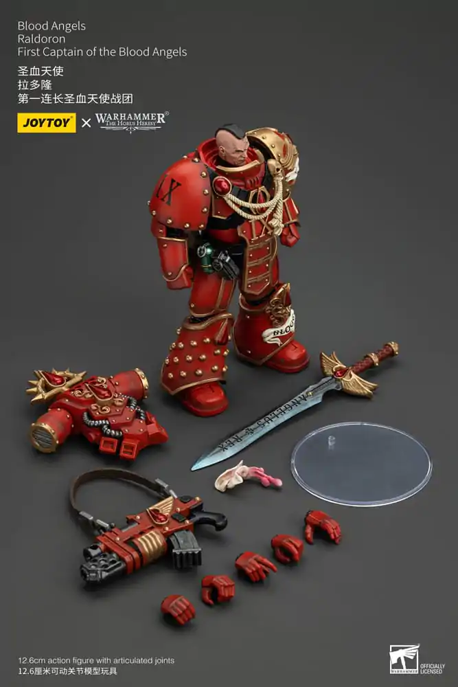 Warhammer The Horus Heresy Akcijska figura 1/18 Blood Angels Raldoron First Captain of the Blood Angels 13 cm fotografija izdelka