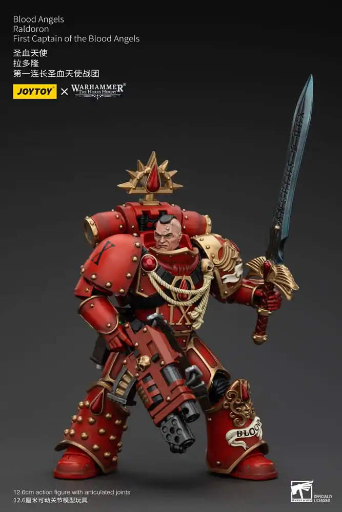 Warhammer The Horus Heresy Akcijska figura 1/18 Blood Angels Raldoron First Captain of the Blood Angels 13 cm fotografija izdelka