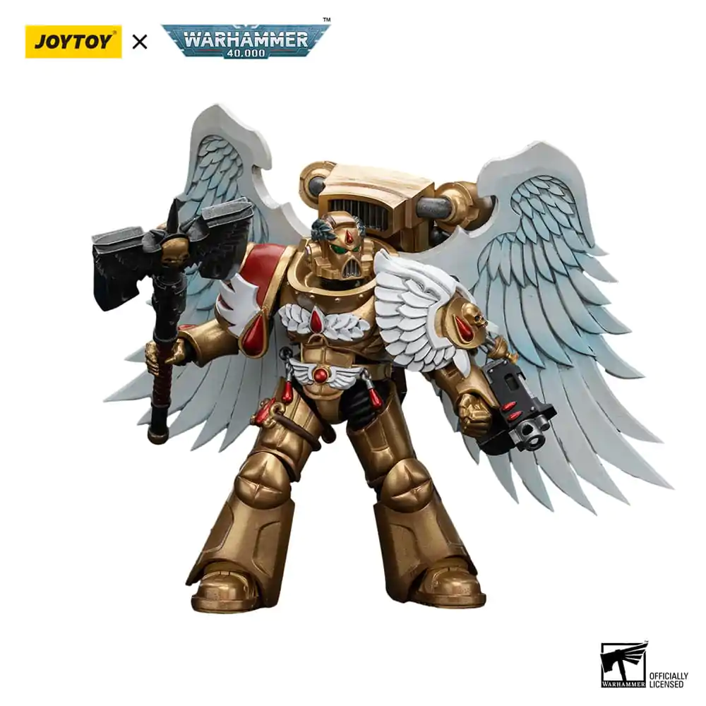 Warhammer 40,000 akcijska figura 1/18 Blood Angels Sanguinary Guard z Encarmine Axe 12 cm fotografija izdelka