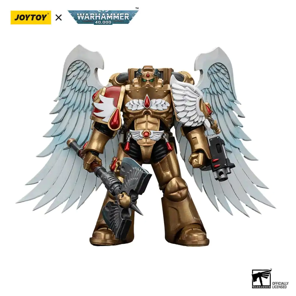 Warhammer 40,000 akcijska figura 1/18 Blood Angels Sanguinary Guard z Encarmine Axe 12 cm fotografija izdelka