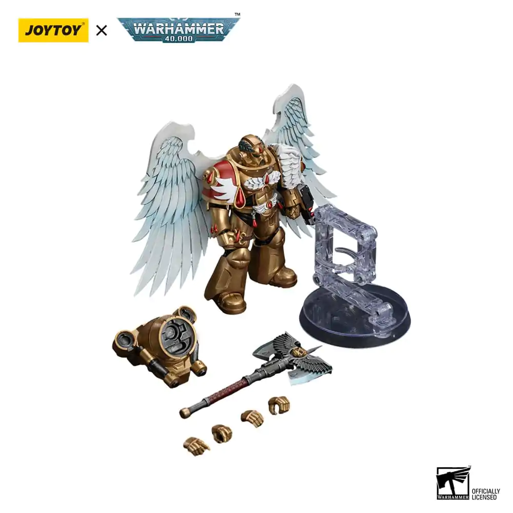 Warhammer 40,000 akcijska figura 1/18 Blood Angels Sanguinary Guard z Encarmine Axe 12 cm fotografija izdelka