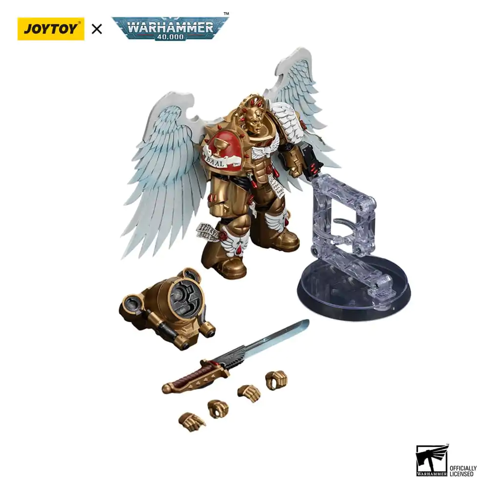 Warhammer The Horus Heresy Akcijska Figura 1/18 Blood Angels Sanguinary Guard z Encarmine Mečem 1 12 cm fotografija izdelka