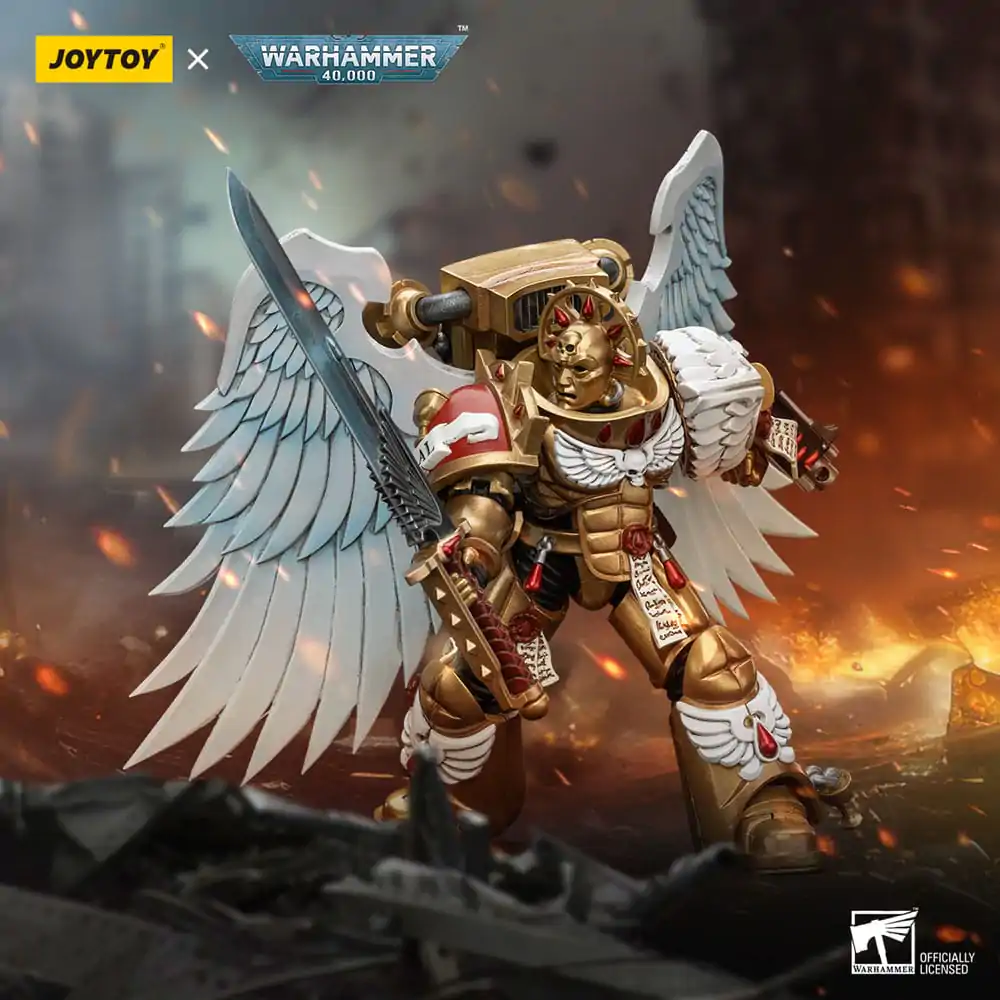 Warhammer The Horus Heresy Akcijska Figura 1/18 Blood Angels Sanguinary Guard z Encarmine Mečem 1 12 cm fotografija izdelka