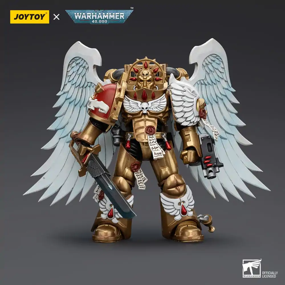 Warhammer The Horus Heresy Akcijska Figura 1/18 Blood Angels Sanguinary Guard z Encarmine Mečem 1 12 cm fotografija izdelka