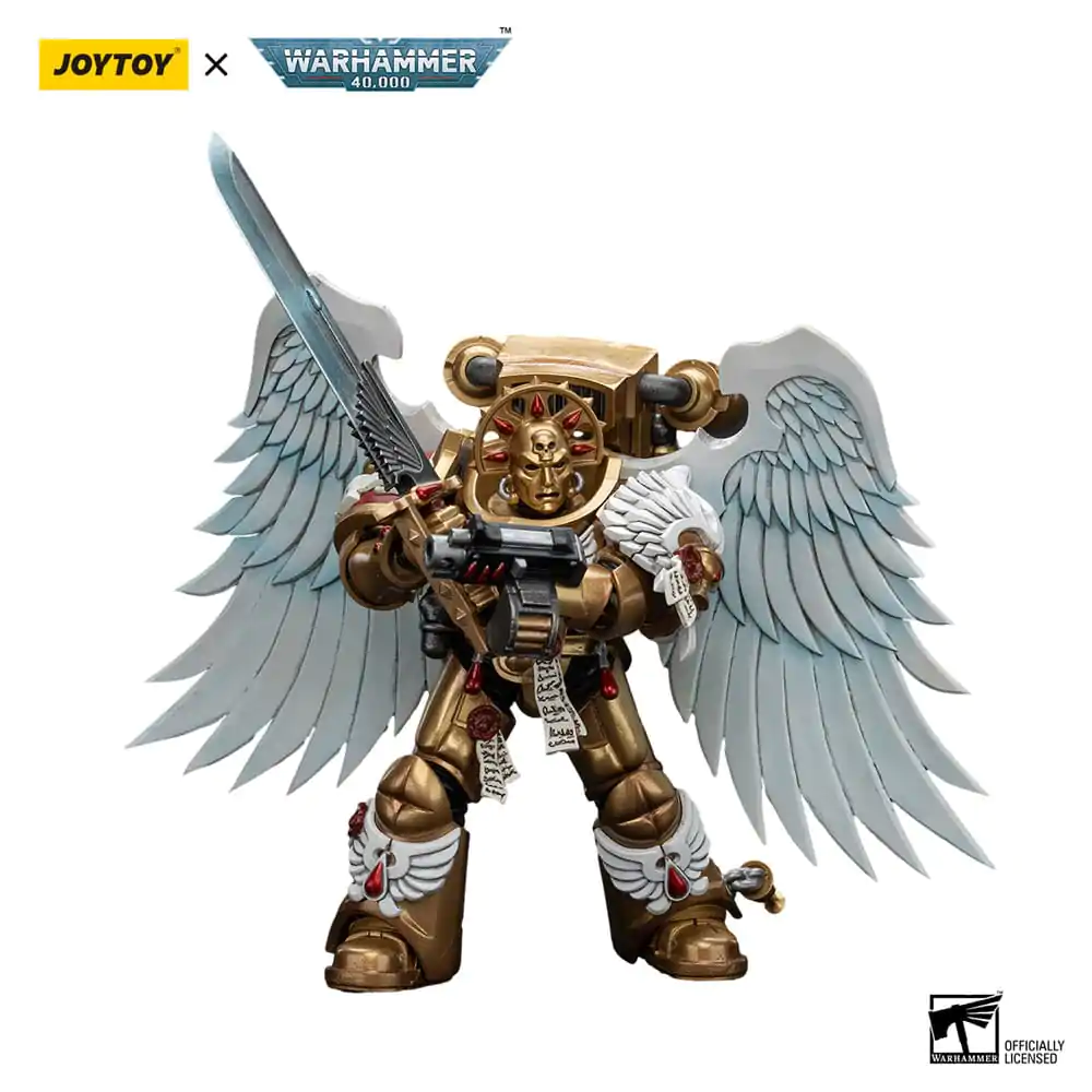 Warhammer The Horus Heresy Akcijska Figura 1/18 Blood Angels Sanguinary Guard z Encarmine Mečem 1 12 cm fotografija izdelka