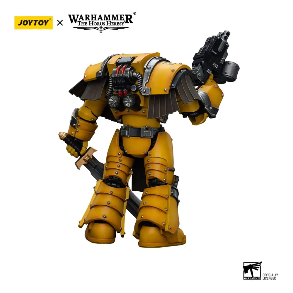 Warhammer The Horus Heresy akcijska figura 1/18 Imperial Fists Legion Cataphractii Terminator Squad Legion Cataphractii Sergeant z Power Sword 12 cm fotografija izdelka