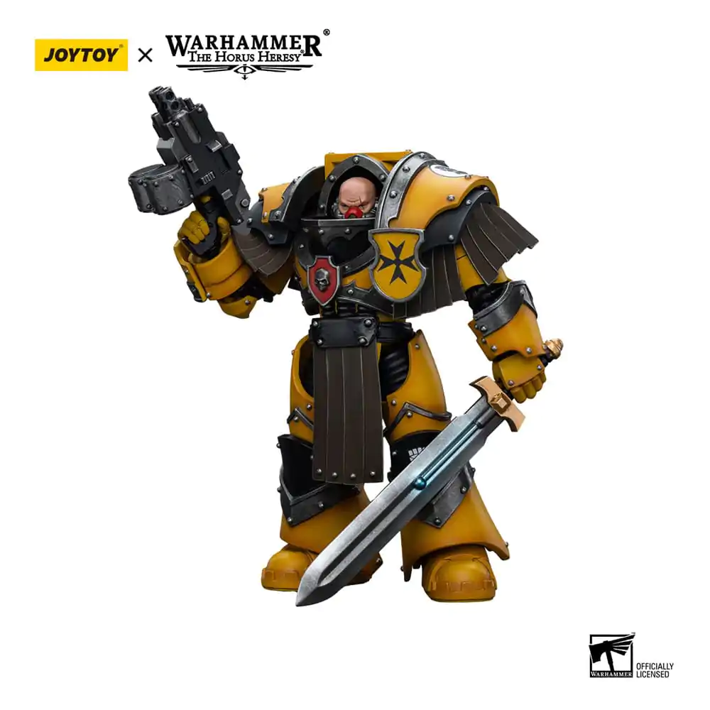 Warhammer The Horus Heresy akcijska figura 1/18 Imperial Fists Legion Cataphractii Terminator Squad Legion Cataphractii Sergeant z Power Sword 12 cm fotografija izdelka