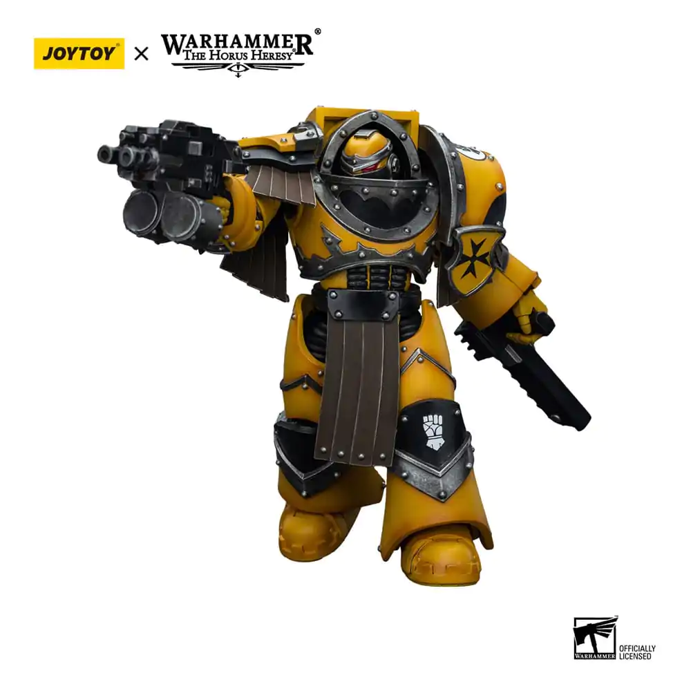 Warhammer The Horus Heresy Akcijska Figura 1/18 Imperial Fists Legion Cataphractii Terminator Squad Legion Cataphractii s verižno pestjo 12 cm fotografija izdelka