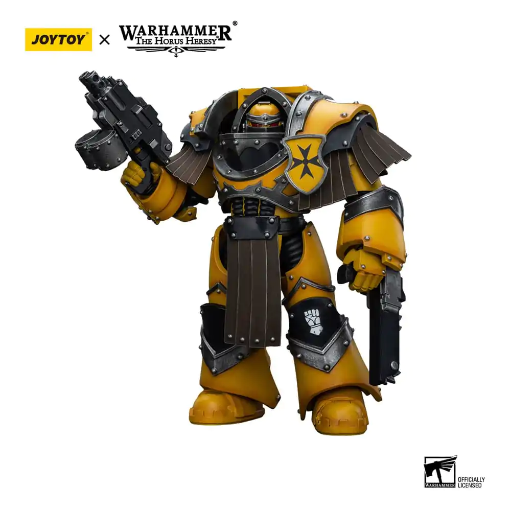 Warhammer The Horus Heresy Akcijska Figura 1/18 Imperial Fists Legion Cataphractii Terminator Squad Legion Cataphractii s verižno pestjo 12 cm fotografija izdelka